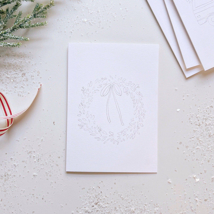 emily lex studio Card Christmas cheer paintable notecard