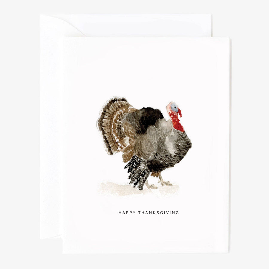 emily lex studio Card Thanksgiving Turkey Greeting Card