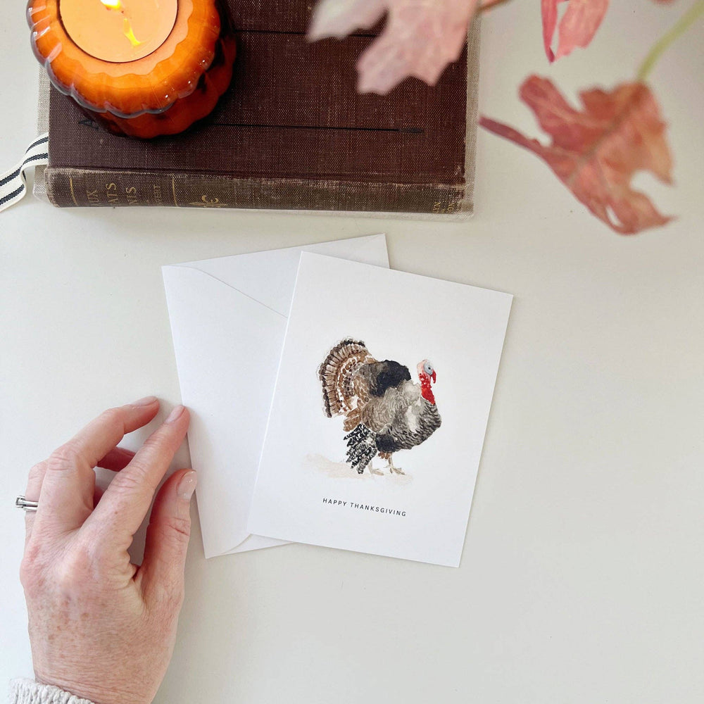 emily lex studio Card Thanksgiving Turkey Greeting Card