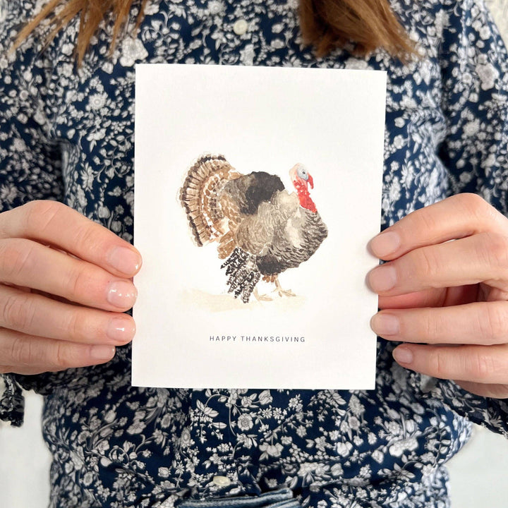 emily lex studio Card Thanksgiving Turkey Greeting Card