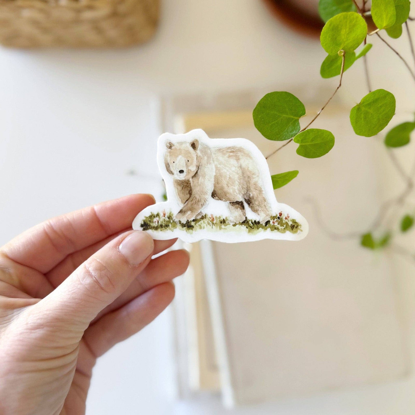 emily lex studio Cards Bear Sticker