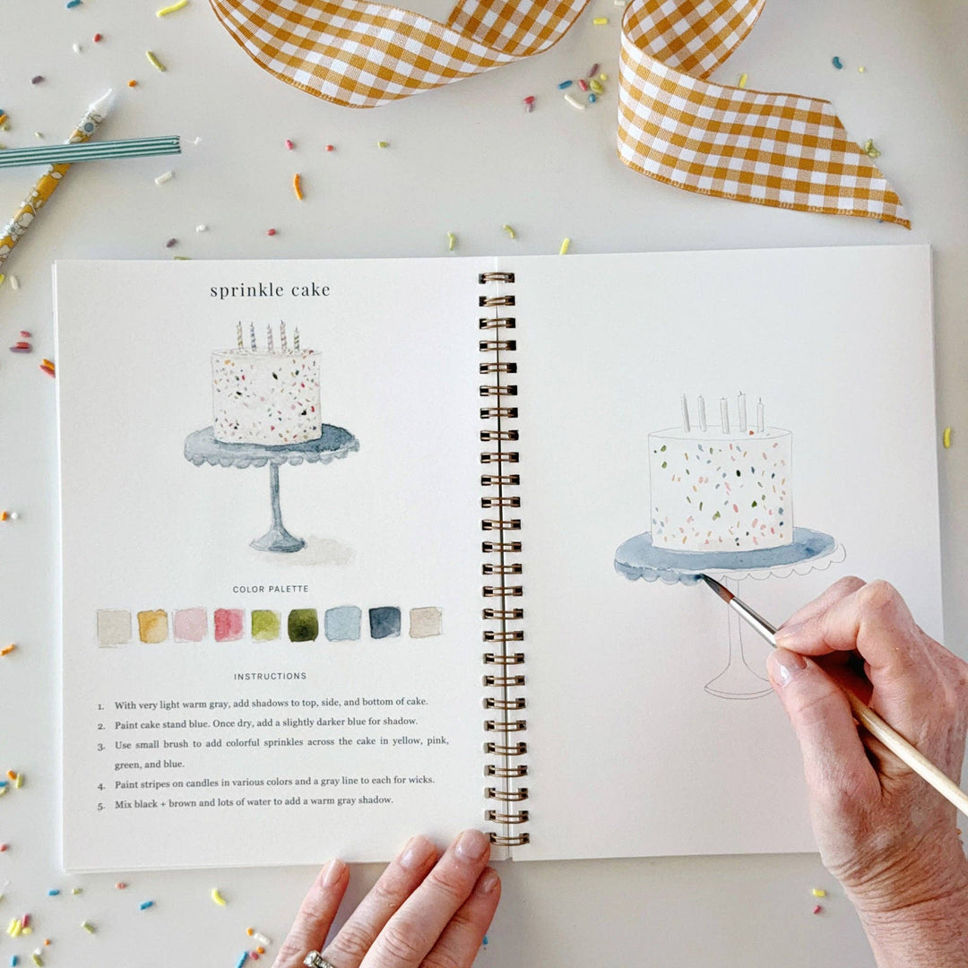 emily lex studio Cards Celebrate Watercolor Workbook