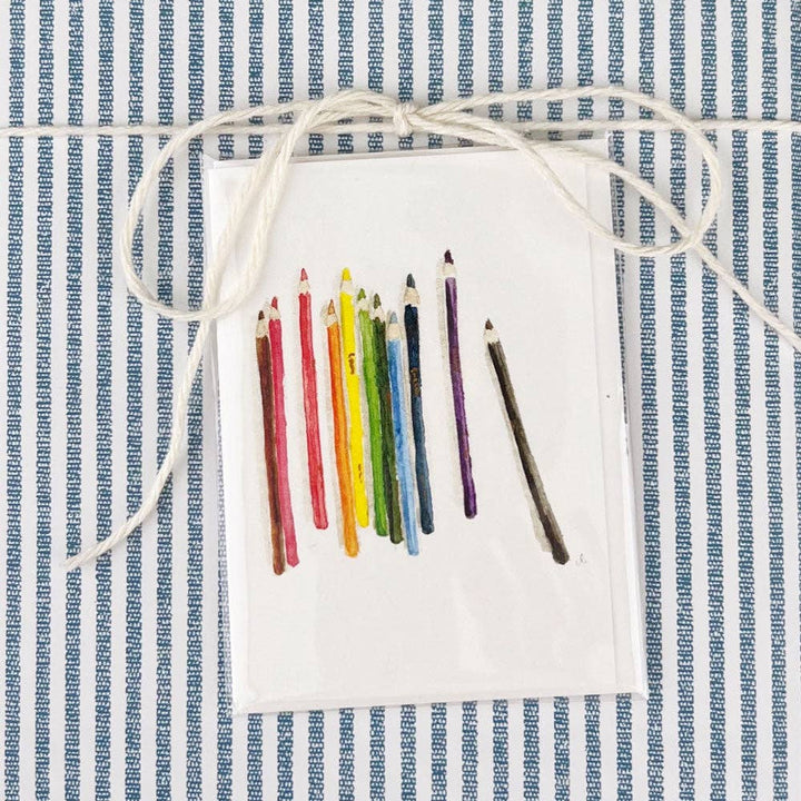 emily lex studio Cards Colored pencils mini notecard
