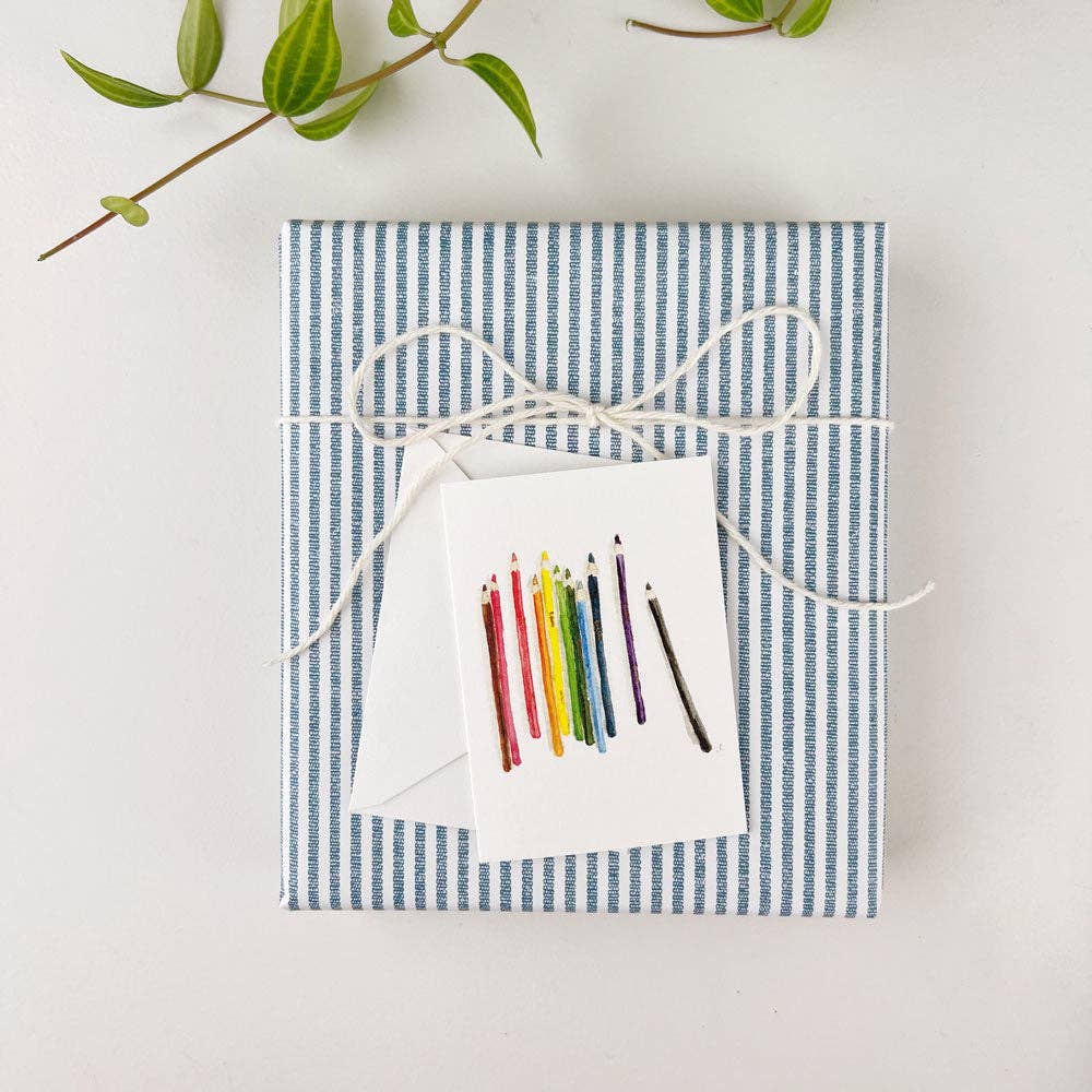 emily lex studio Cards Colored pencils mini notecard