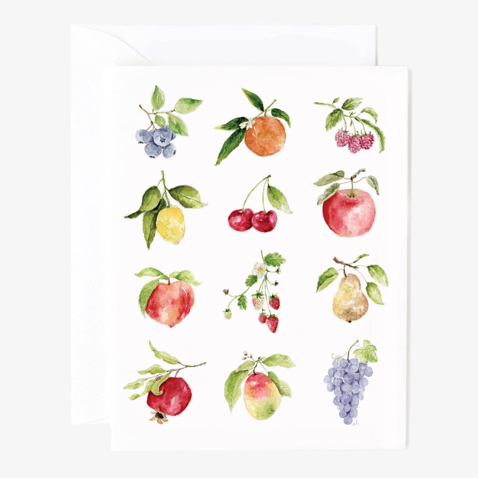 emily lex studio Cards Fruit notecard