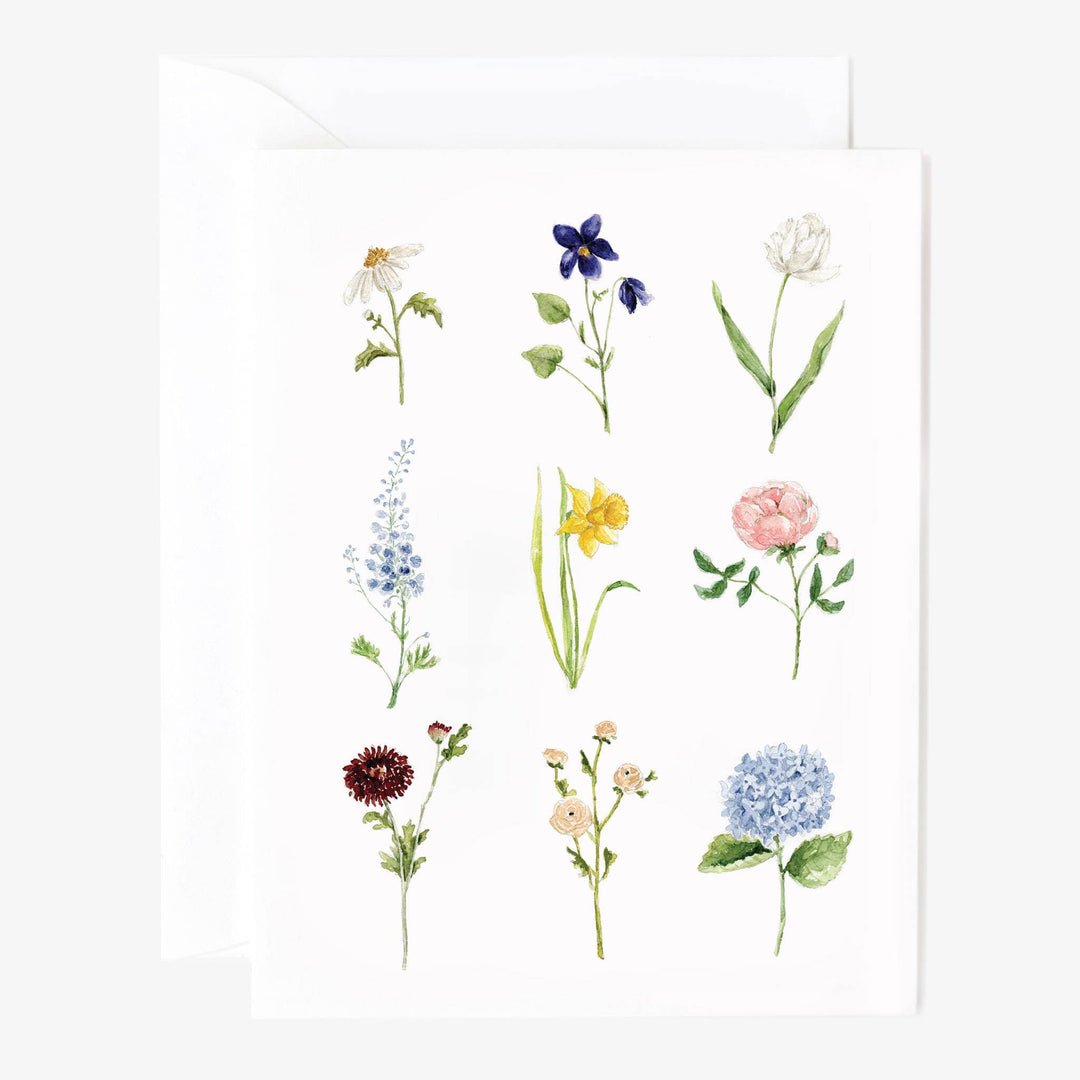 emily lex studio Cards Garden flowers notecards
