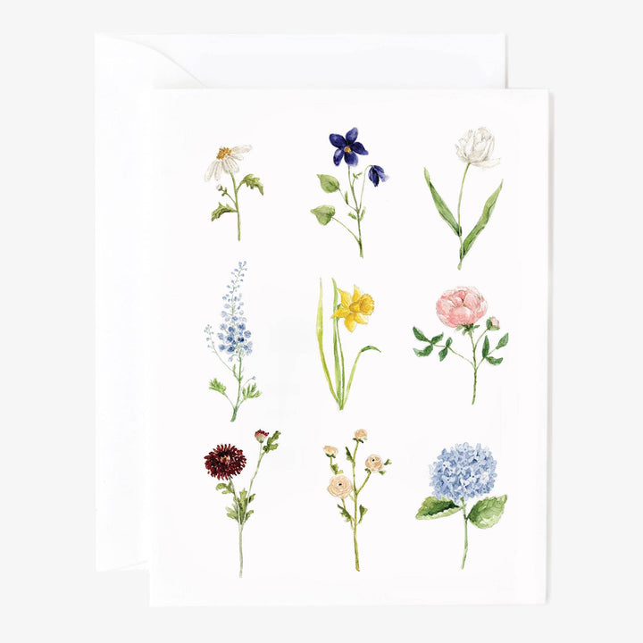 emily lex studio Cards Garden flowers notecards