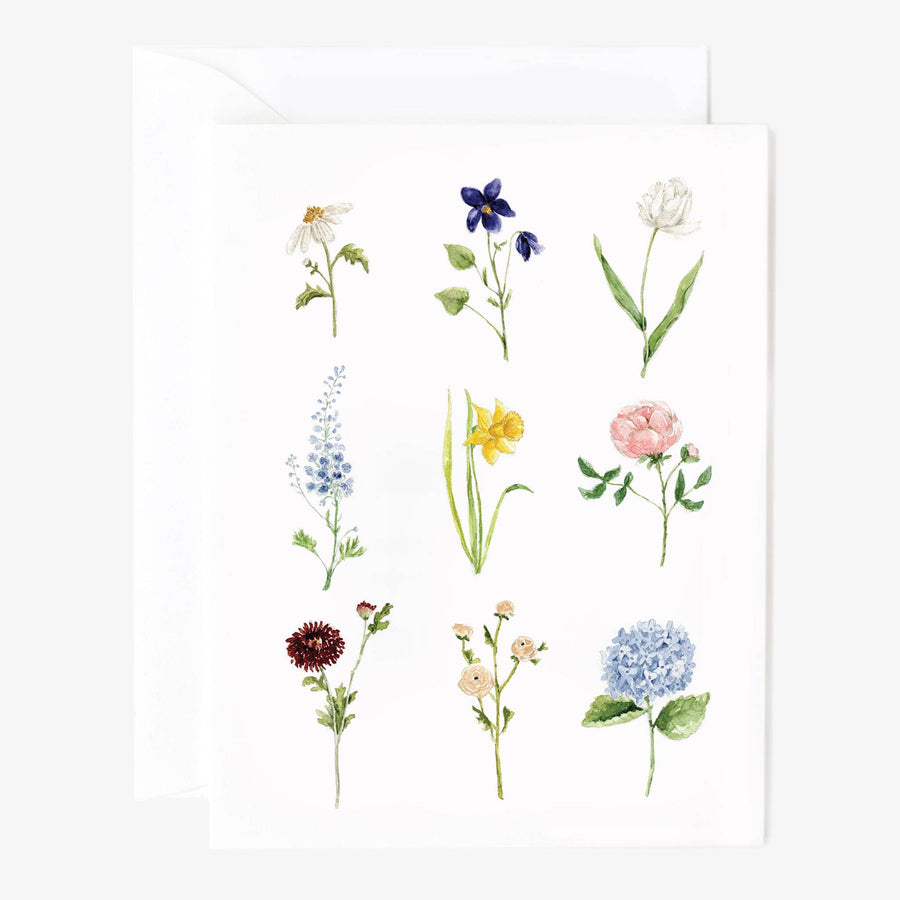 emily lex studio Cards Garden flowers notecards