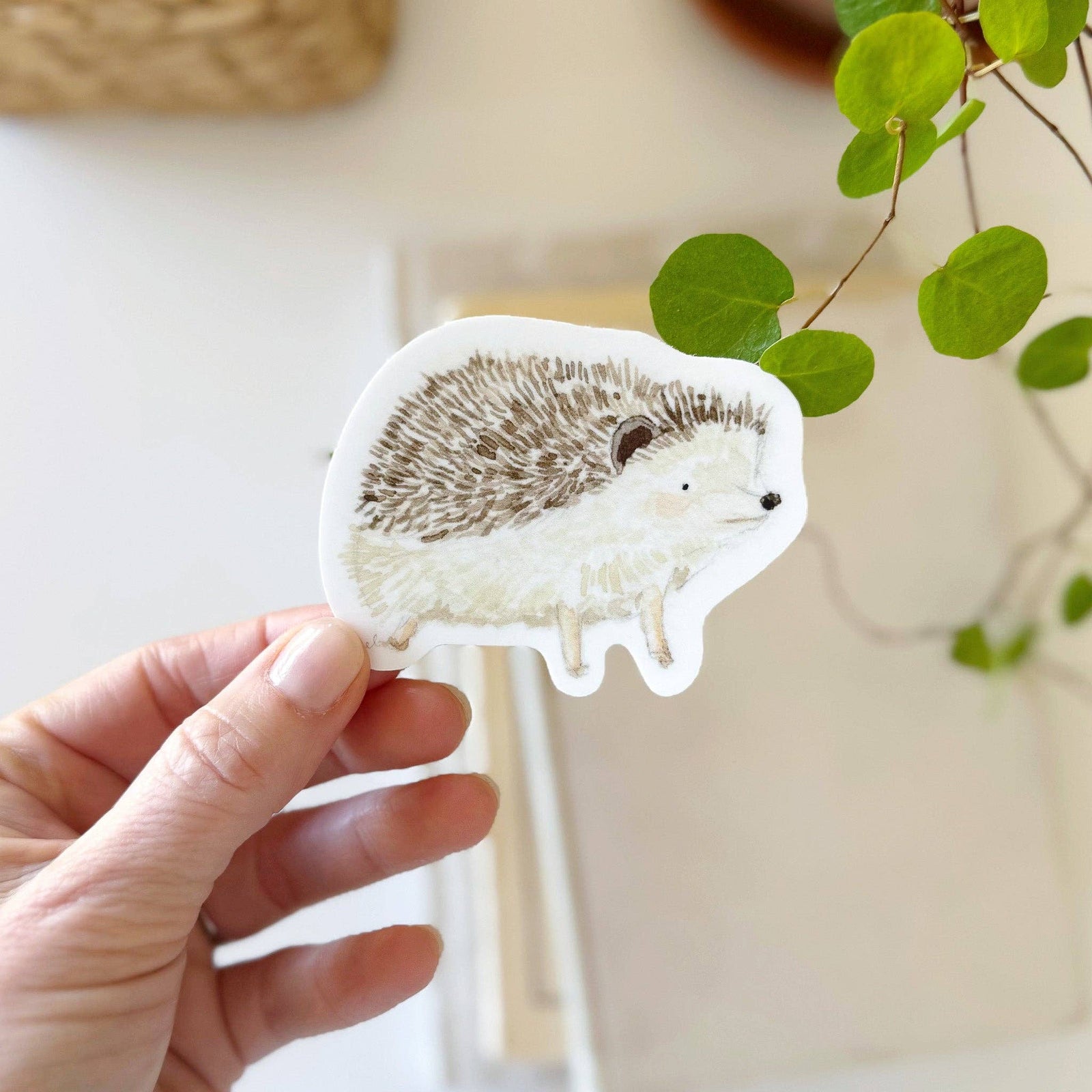 emily lex studio Cards Hedgehog Sticker