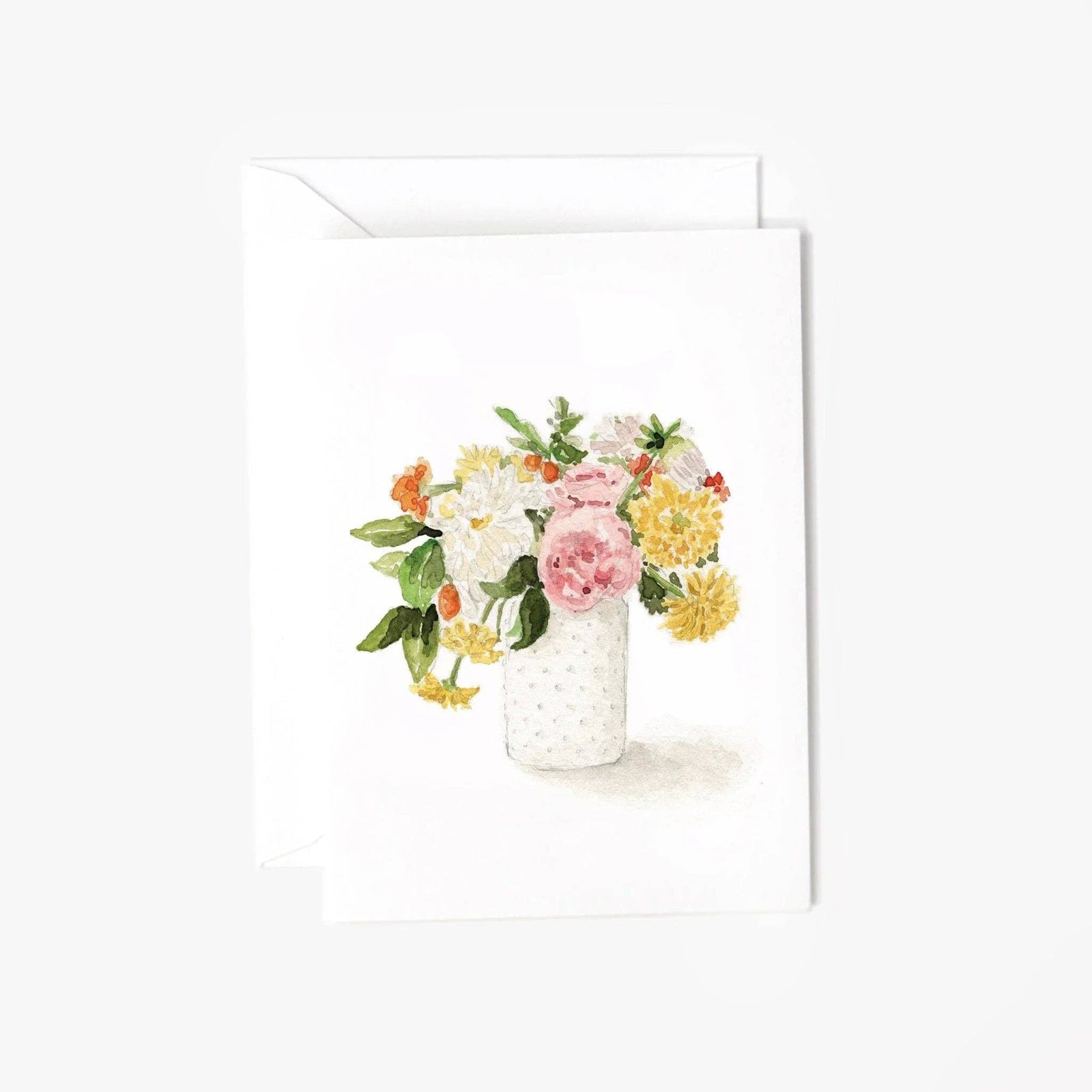 emily lex studio Cards Hobnail Bouquet Mini Enclosure Notecard