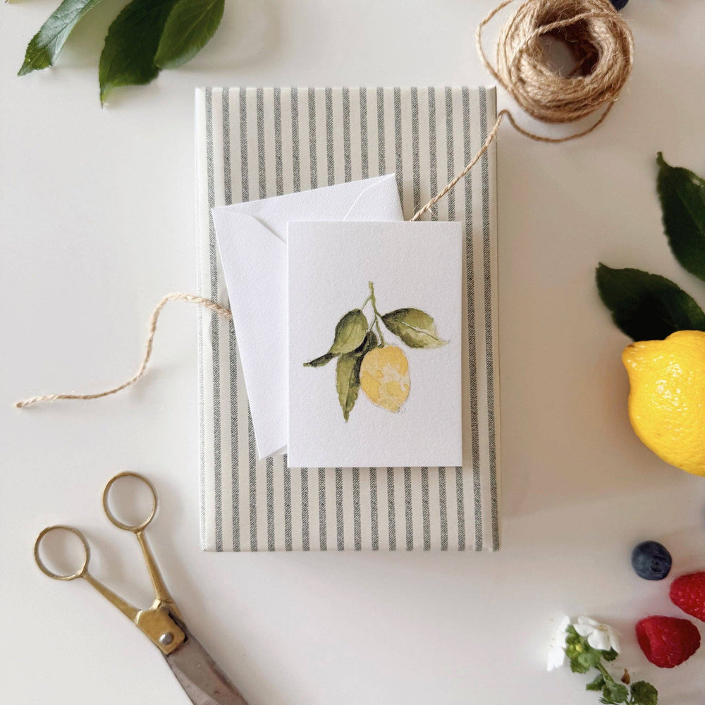 emily lex studio Cards Lemon mini notecard