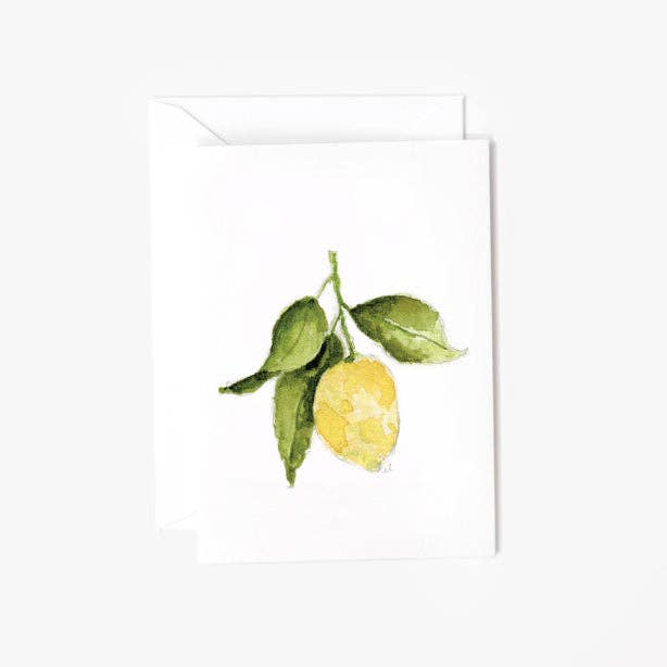 emily lex studio Cards Lemon mini notecard