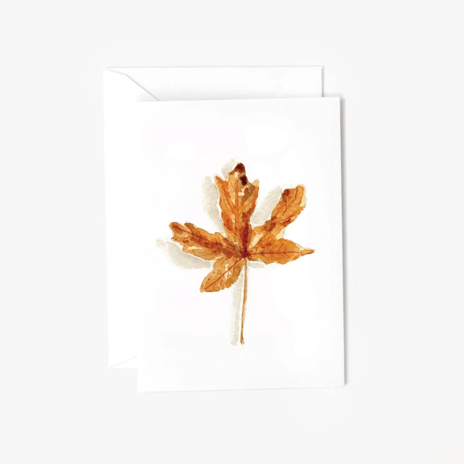 emily lex studio Cards Maple Leaf Autumn Mini Enclosure Notecard