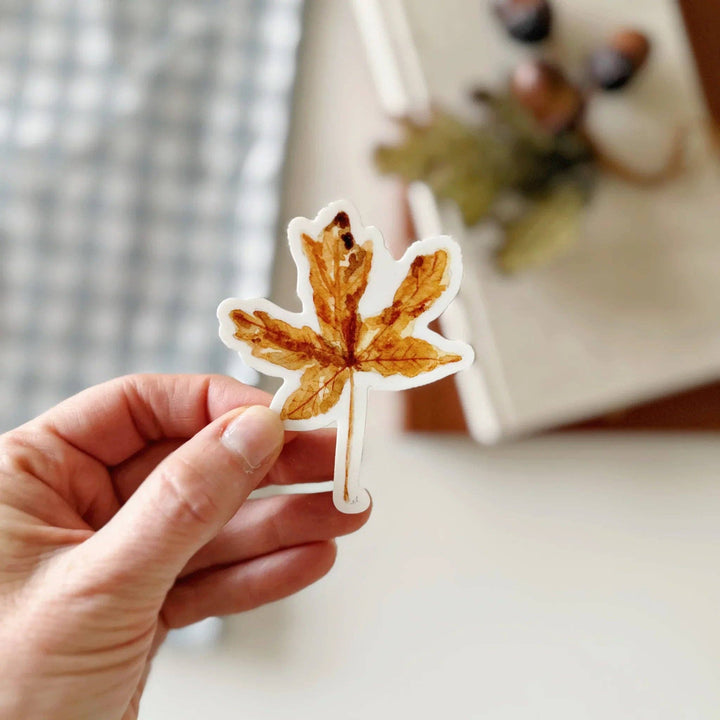 emily lex studio Cards Maple Leaf Sticker