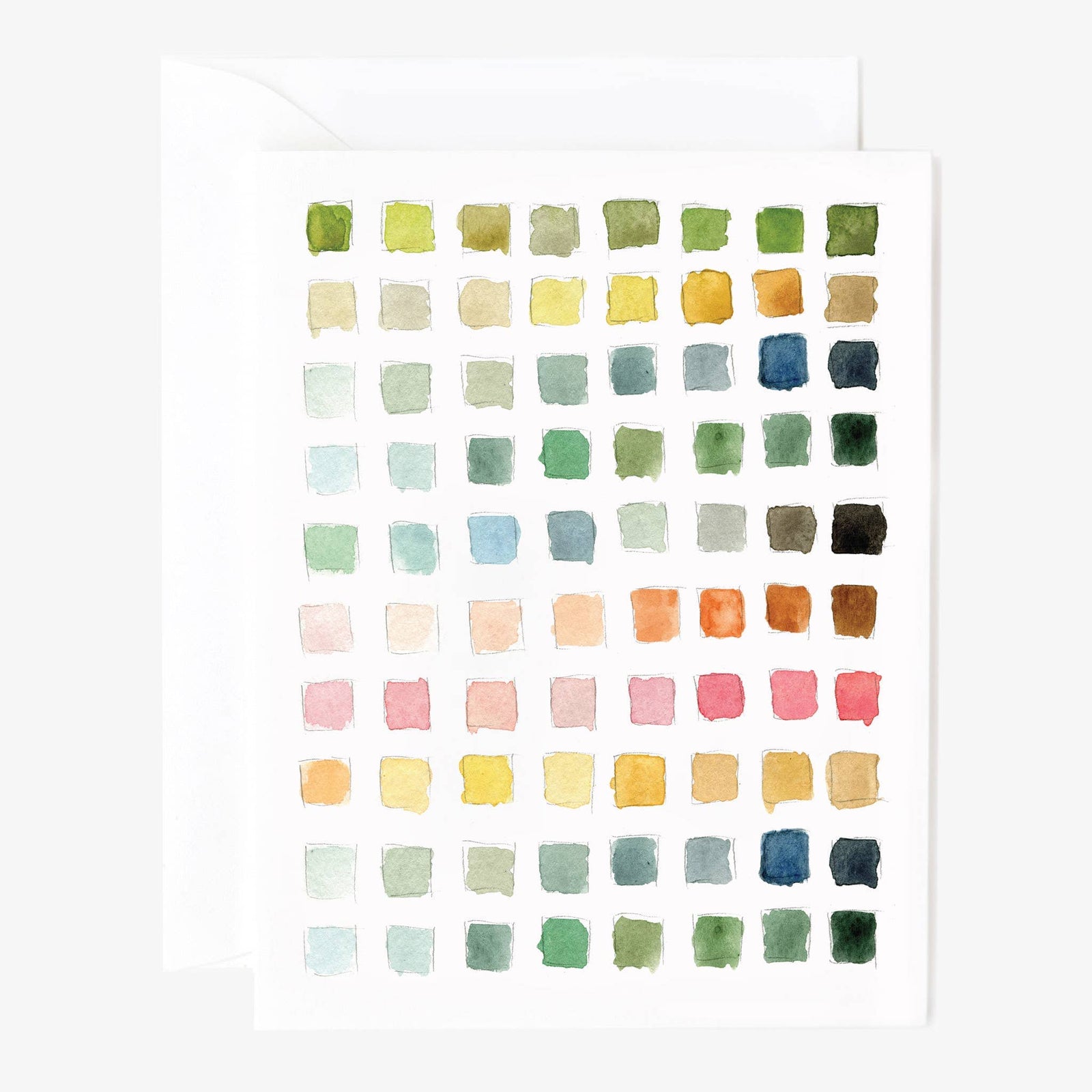 emily lex studio Cards Paint swatch notecards