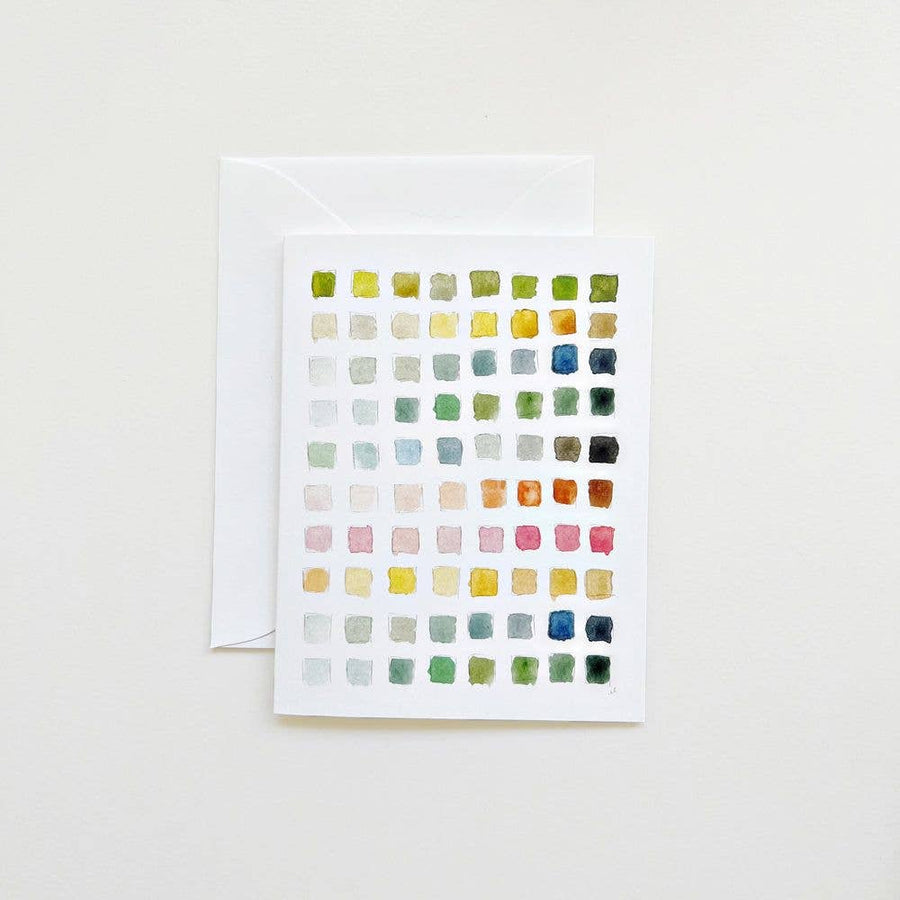 emily lex studio Cards Paint swatch notecards