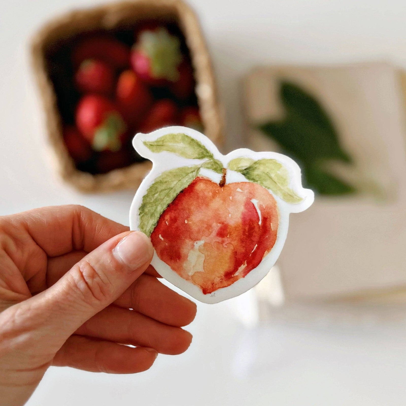 emily lex studio Cards Peach sticker