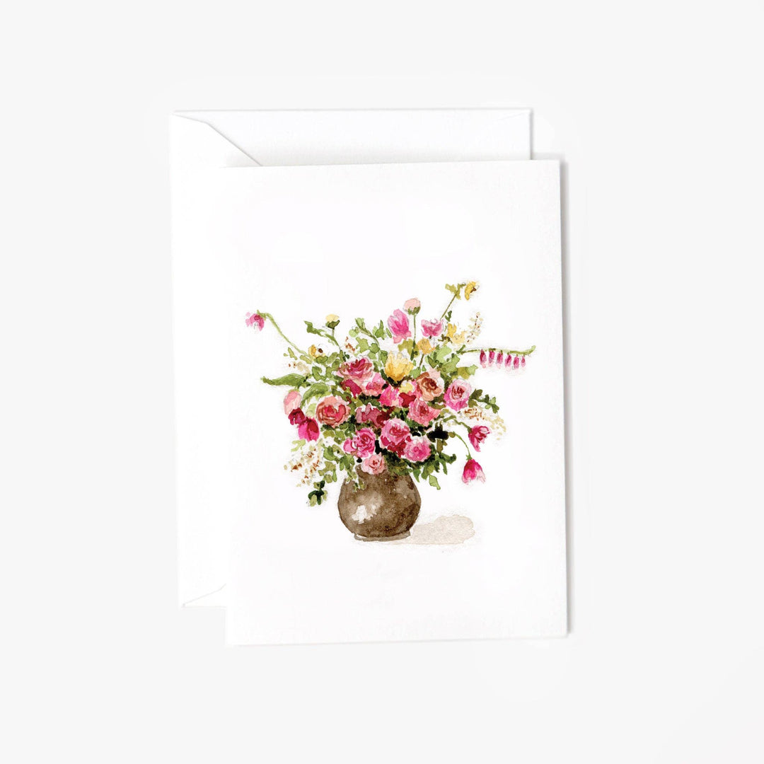 emily lex studio Cards Rose bouquet mini notecard