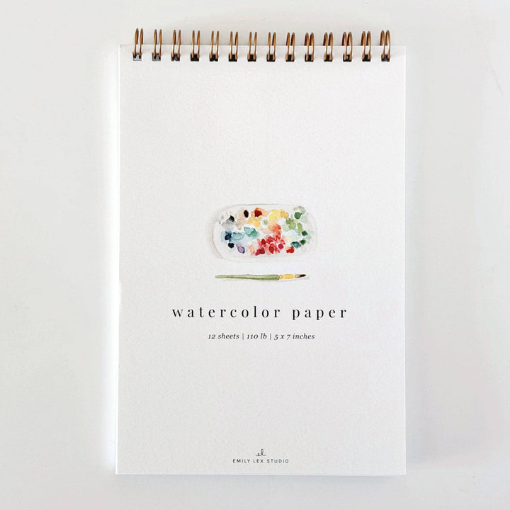 emily lex studio Cards Spiral Watercolor Paper Pad
