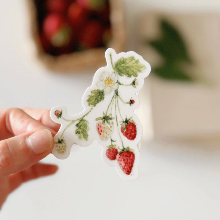 emily lex studio Cards Strawberry sticker