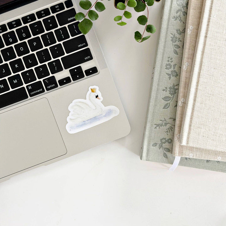 emily lex studio Cards Swan sticker