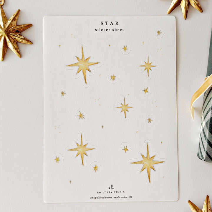 emily lex studio Decorative Stickers Nativity sticker sheets