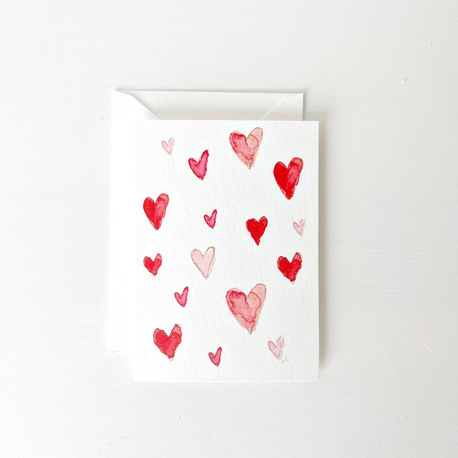 emily lex studio Enclosure Card Hearts mini notecard