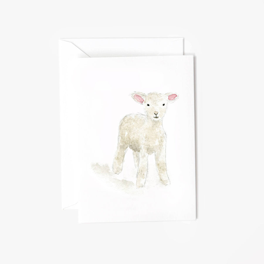 emily lex studio Enclosure Card Lamb Mini Notecard