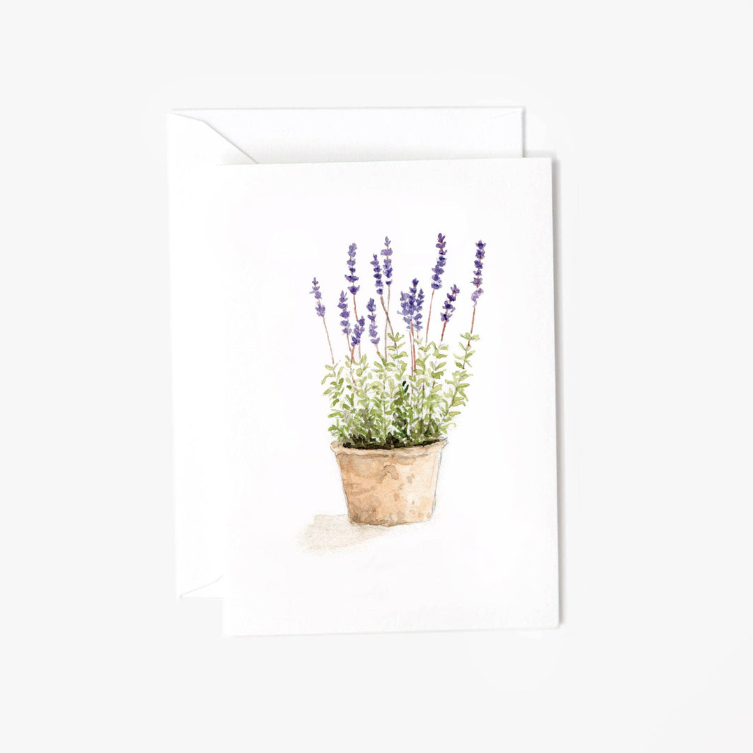 emily lex studio Enclosure Card Lavender mini notecard