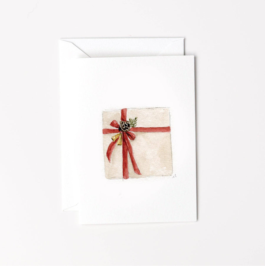 emily lex studio Enclosure Card Mini Notecard - Pinecone Gift