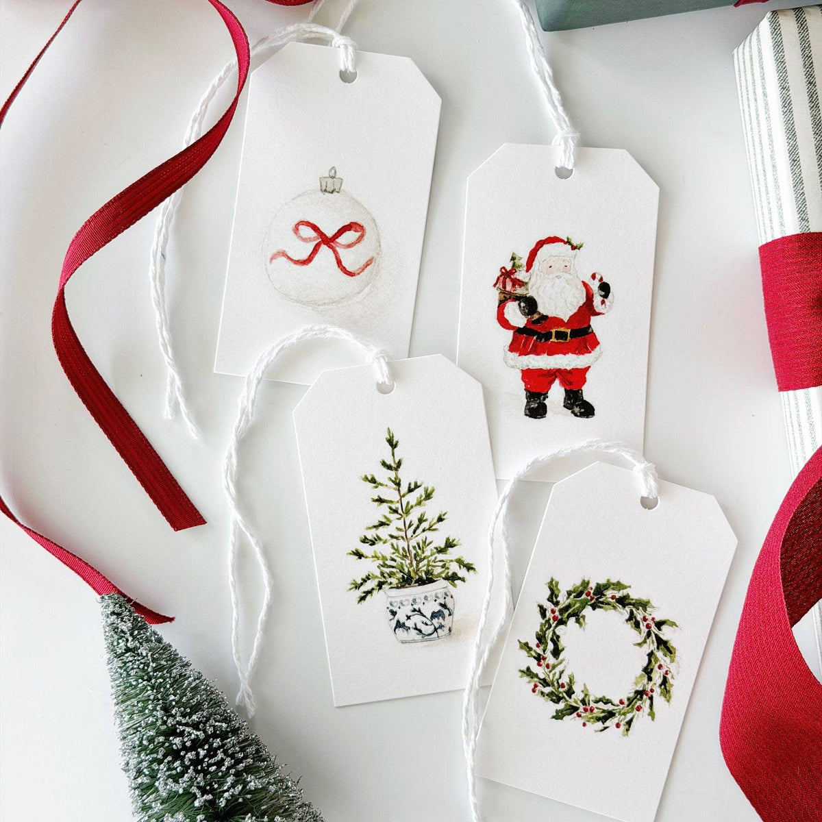 emily lex studio Gift Tags Assorted classic christmas gift tags