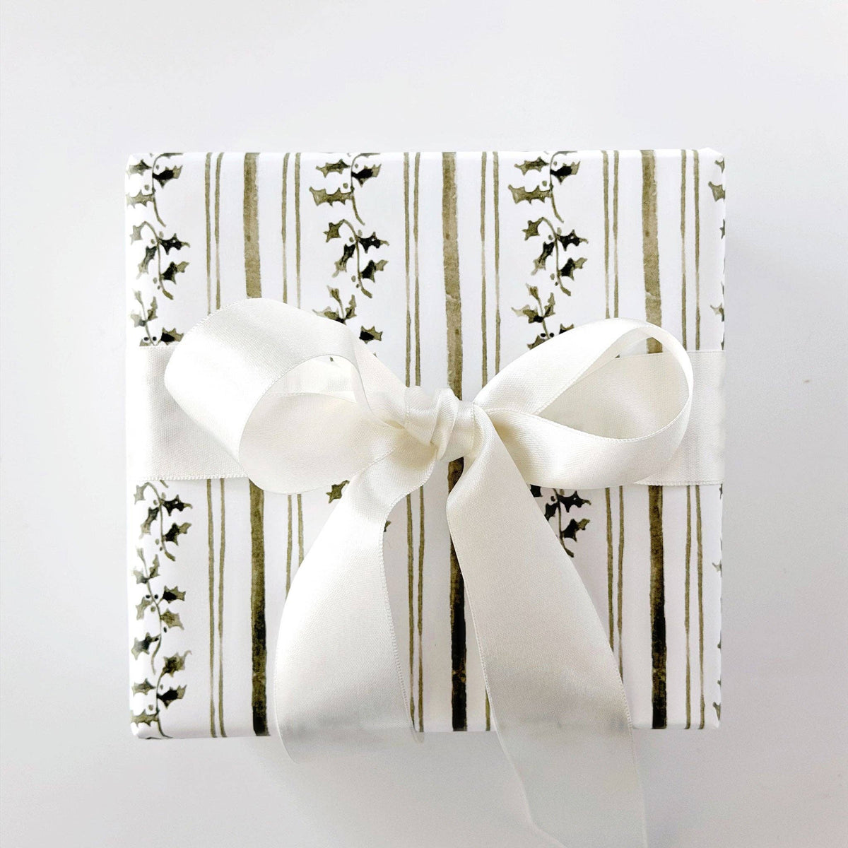 emily lex studio Gift Wrap Holly stripe gift wrapping paper