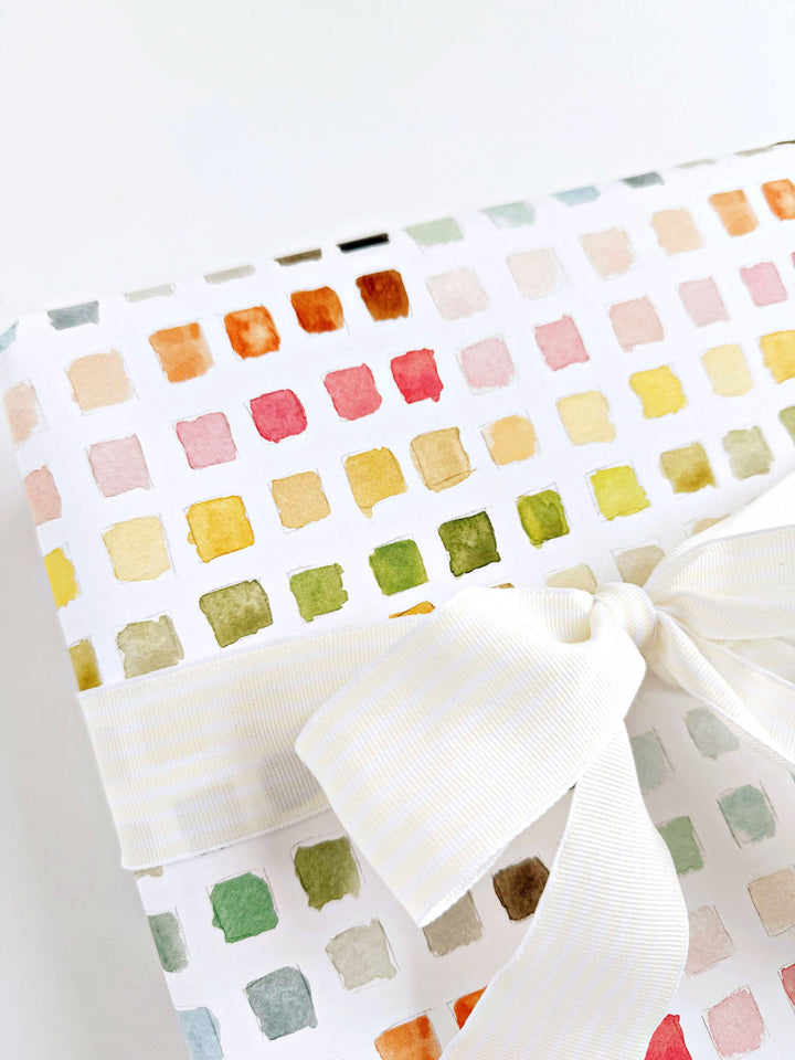 emily lex studio Gift Wrap Paint swatch gift wrapping paper