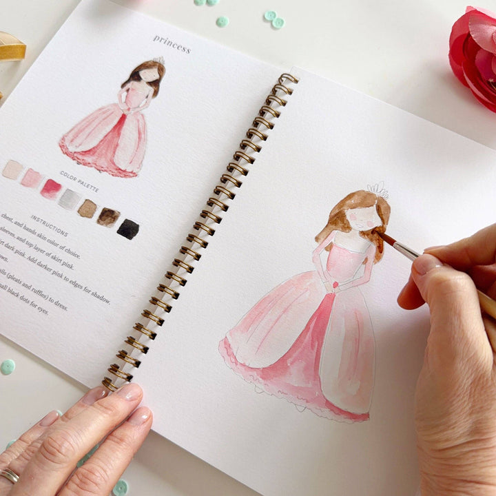 emily lex studio Gifts Watercolor Workbook: Fairytale