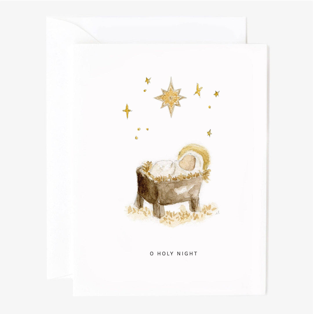 emily lex studio Greeting Card O Holy Night Greeting Card