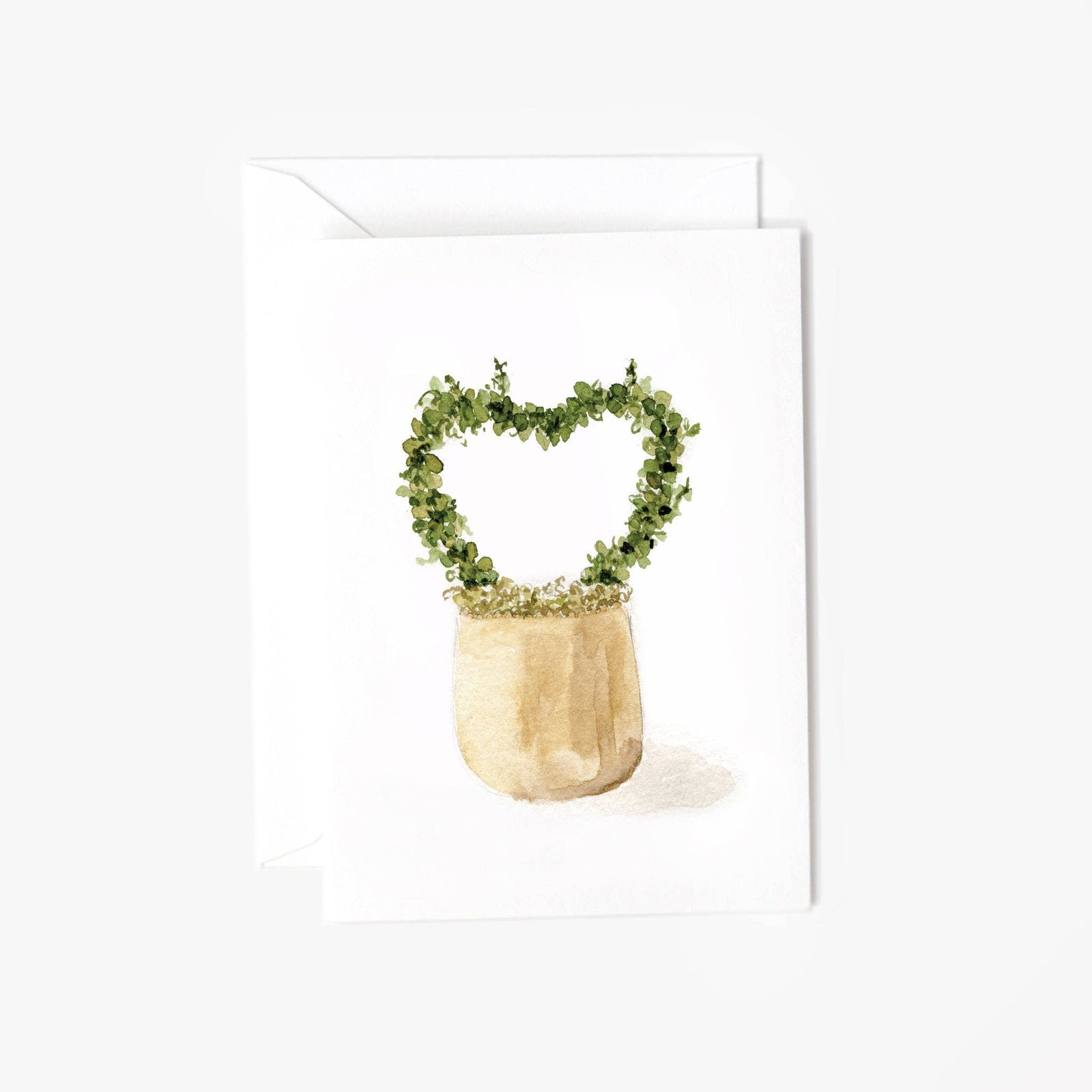 emily lex studio Heart topiary mini notecard