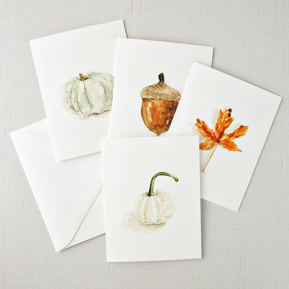 emily lex studio Holiday Autumn notecard set