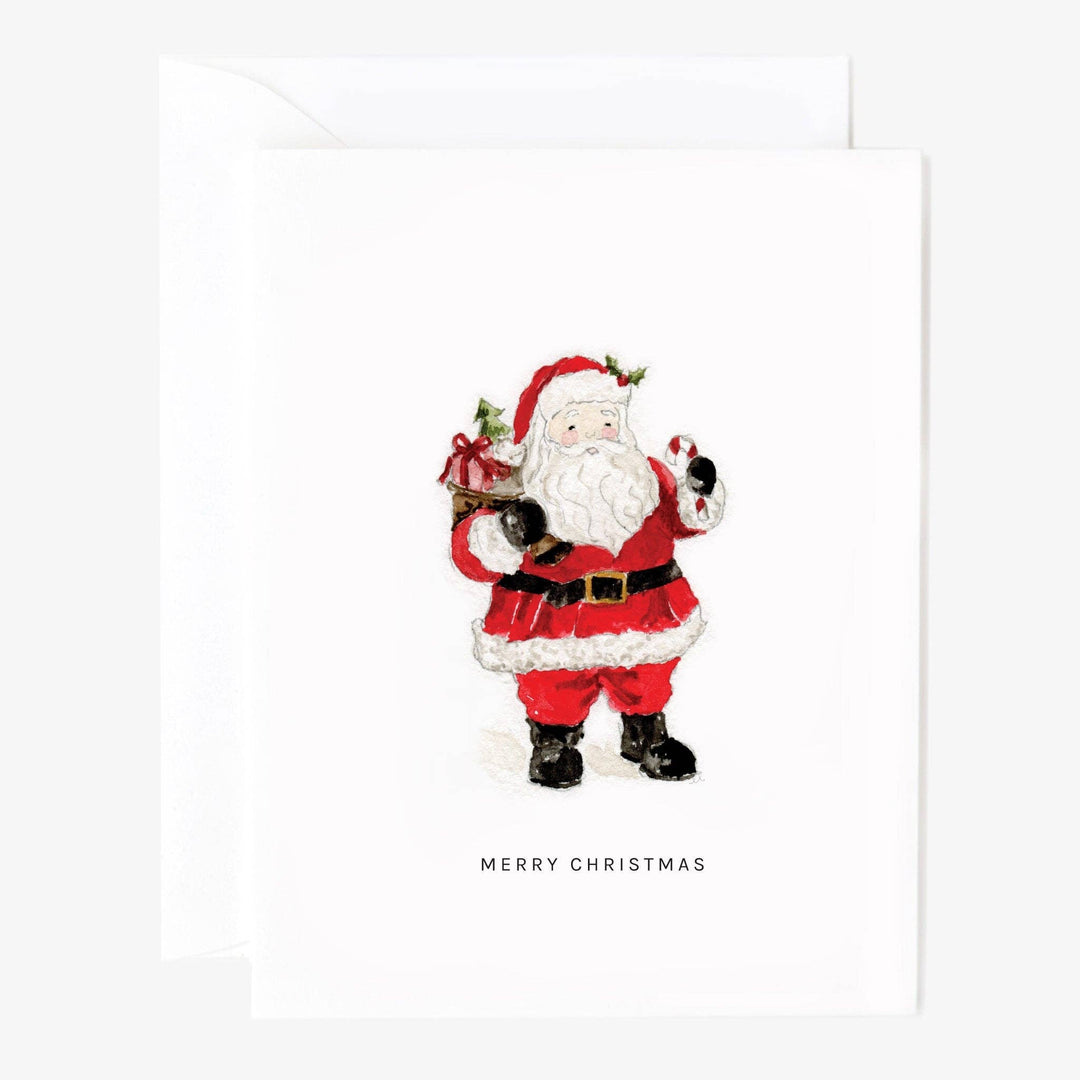 emily lex studio Holiday Cards Santa greeting card