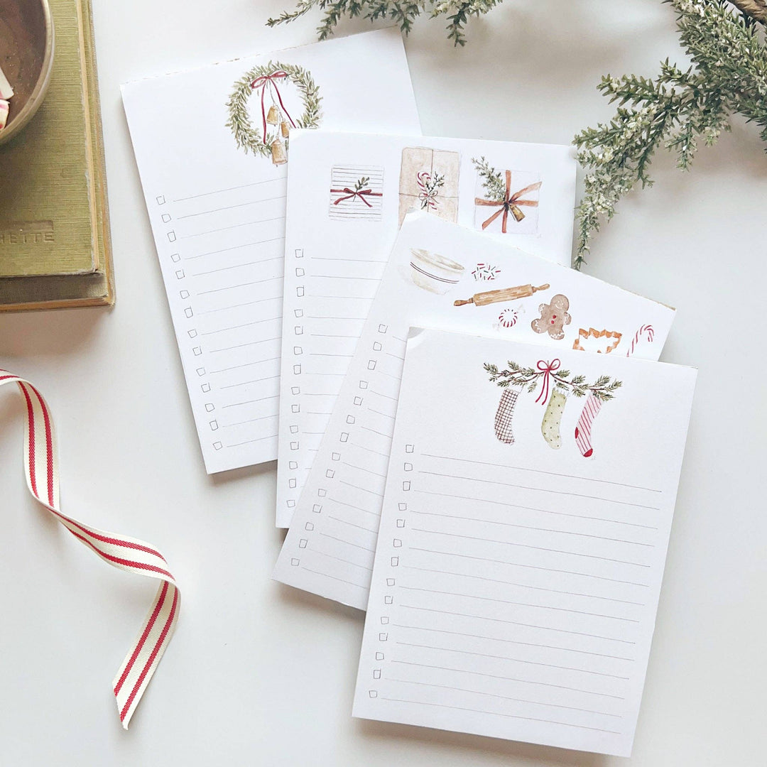 emily lex studio Holiday Checklist Notepad - Christmas