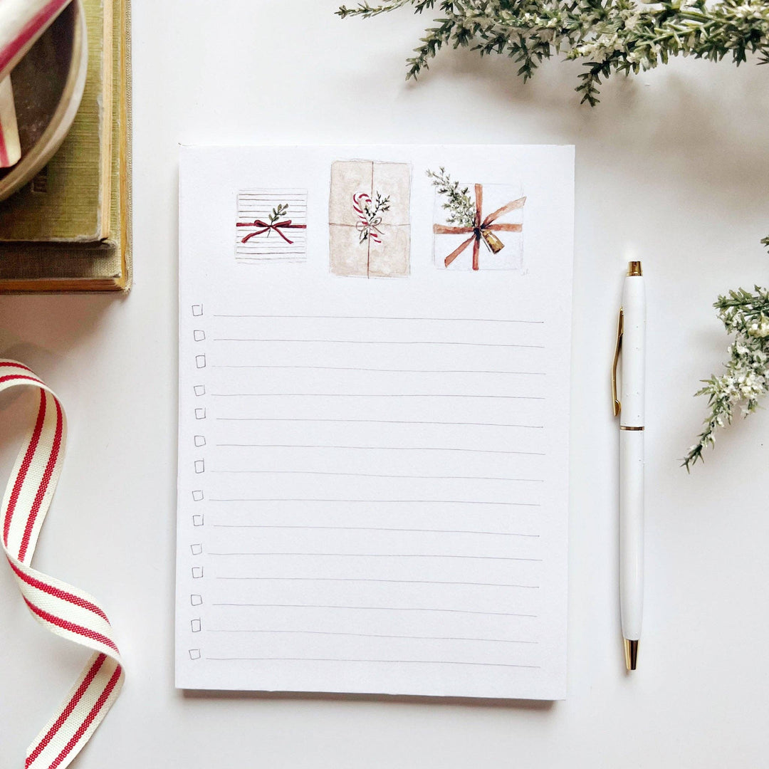 emily lex studio Holiday Checklist Notepad - Christmas
