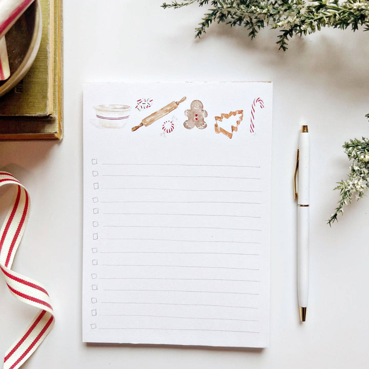 emily lex studio Holiday Checklist Notepad - Christmas