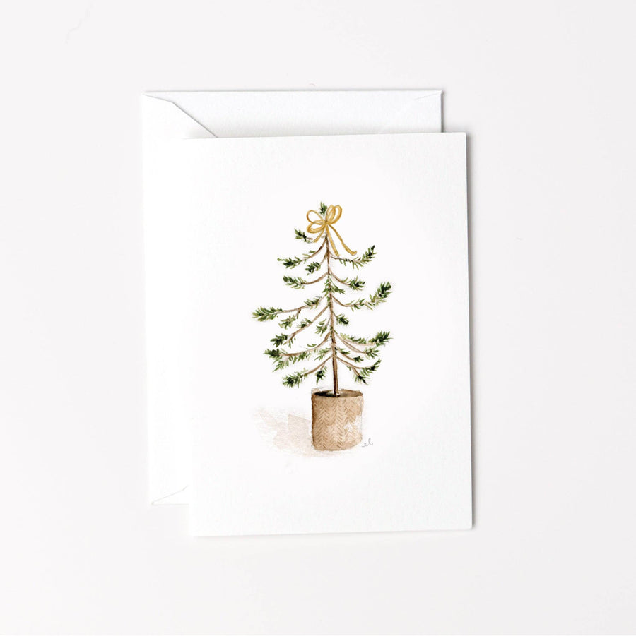 emily lex studio Holiday Christmas tree mini notecard