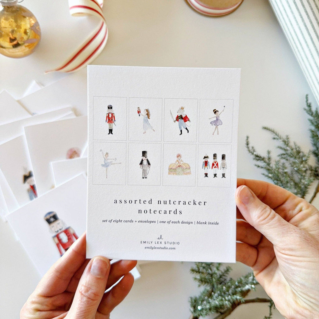 emily lex studio Holiday Nutcracker assorted notecard set