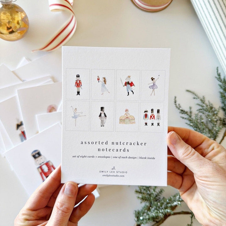 emily lex studio Holiday Nutcracker assorted notecard set