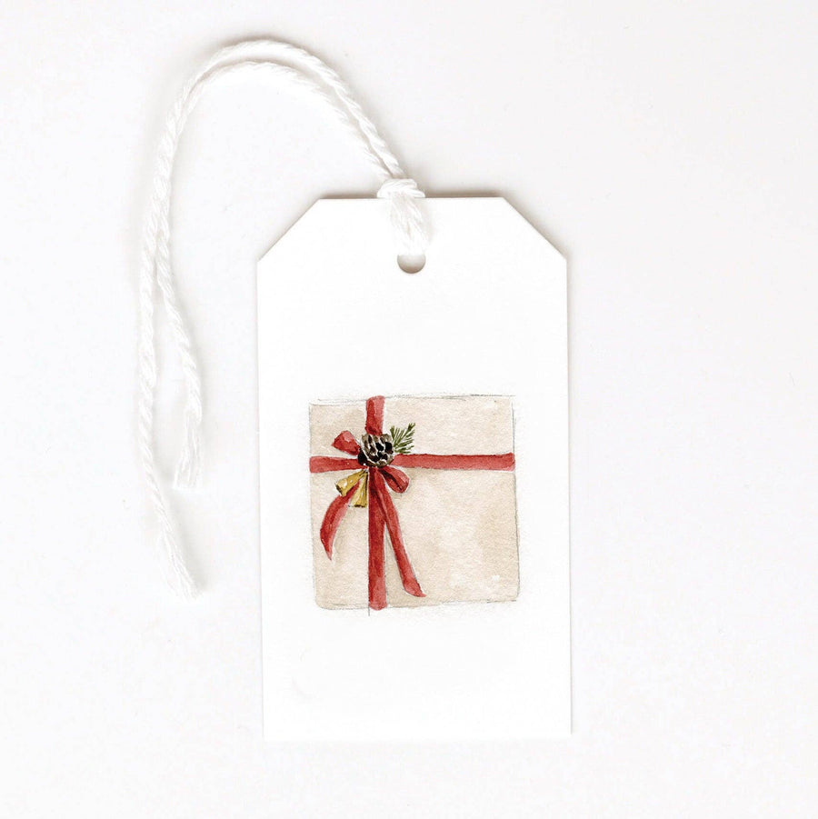 emily lex studio Holiday Pinecone gift gift tags