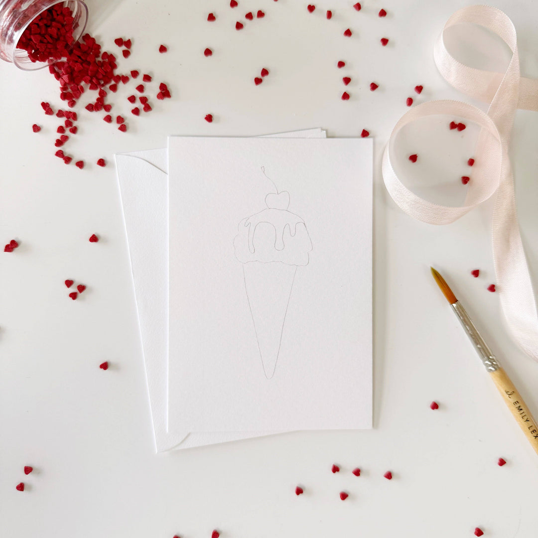 emily lex studio Holiday Sweet treats paintable valentines