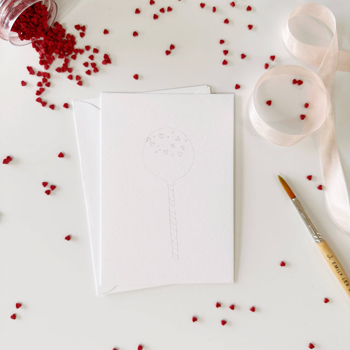 emily lex studio Holiday Sweet treats paintable valentines