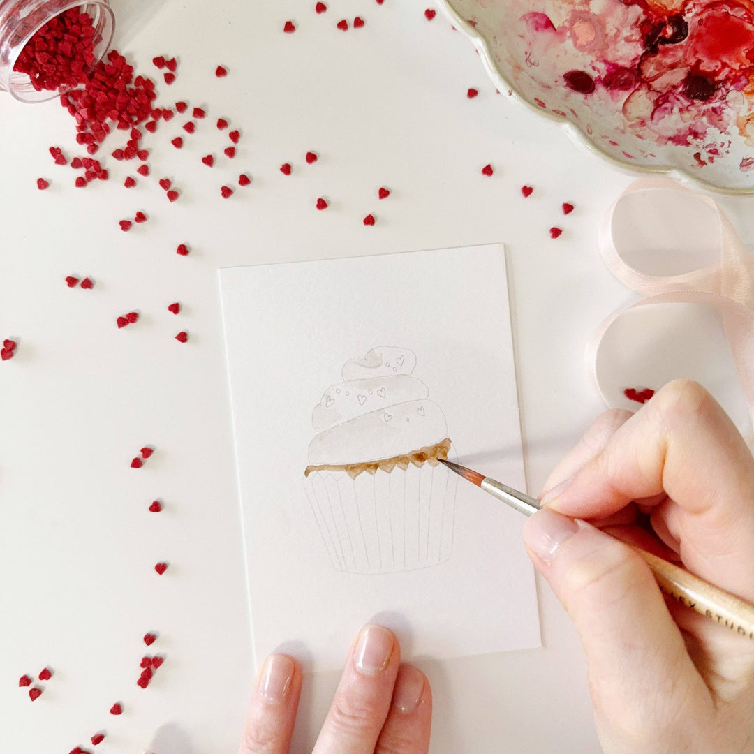 emily lex studio Holiday Sweet treats paintable valentines