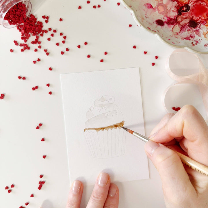 emily lex studio Holiday Sweet treats paintable valentines