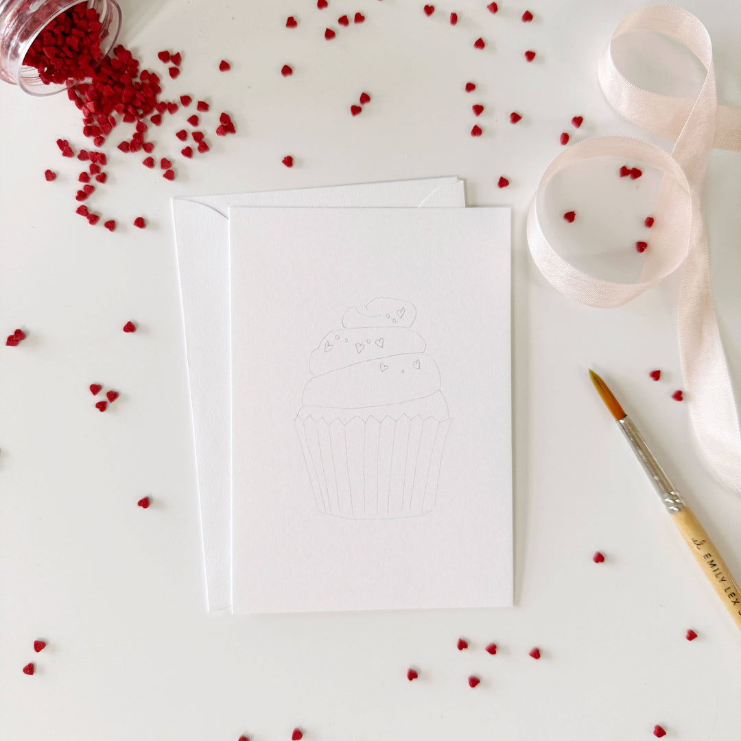 emily lex studio Holiday Sweet treats paintable valentines